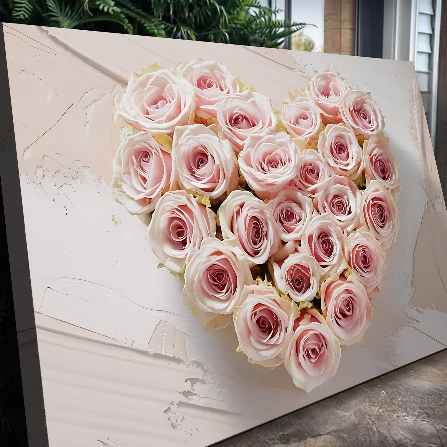 Floral Heart Wall Art IV - Tailored Canvases - Flyclothing LLC