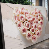 Floral Heart Wall Art IV - Tailored Canvases - Flyclothing LLC