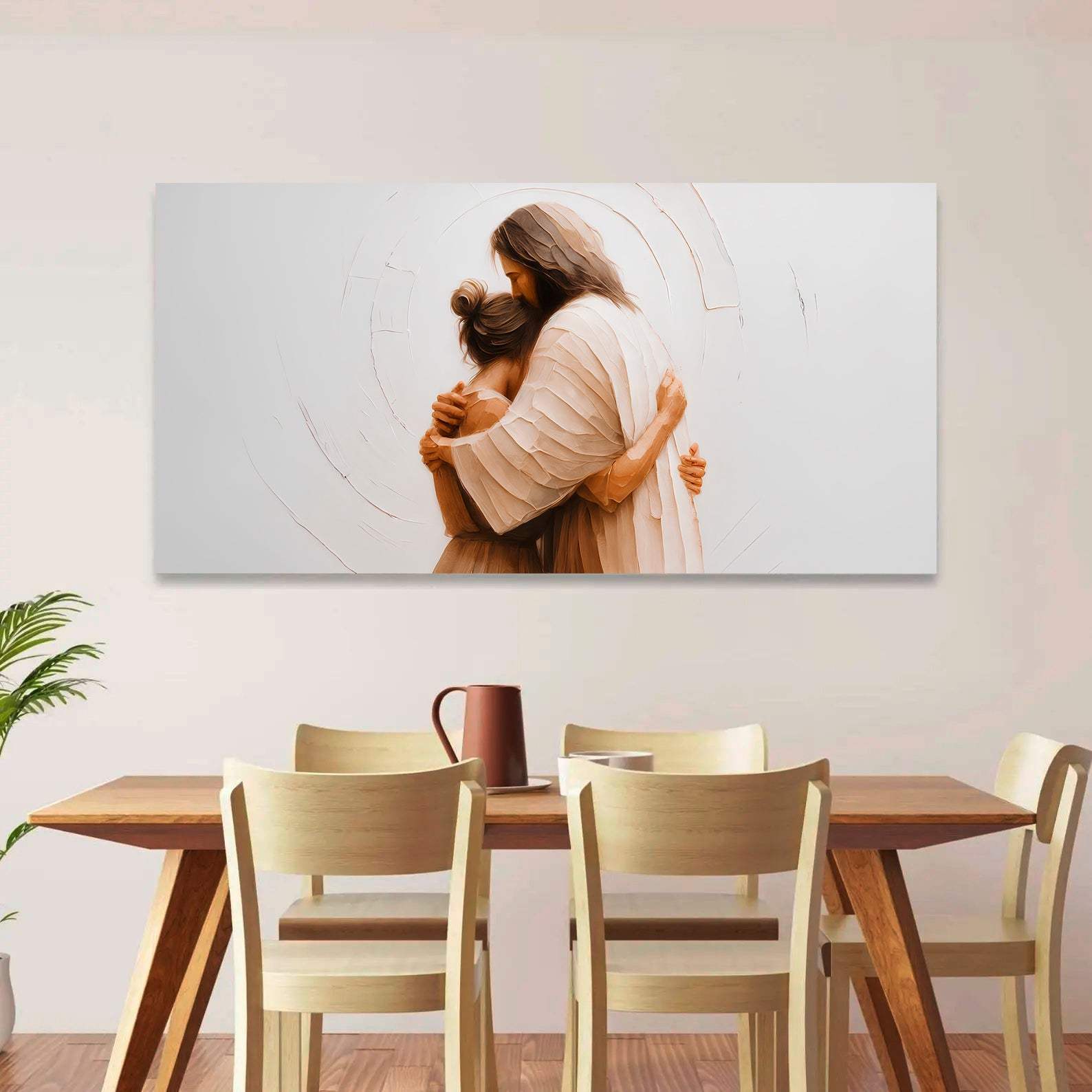 Divine Embrace of Grace Faith Wall Art II - Tailored Canvases - Flyclothing LLC