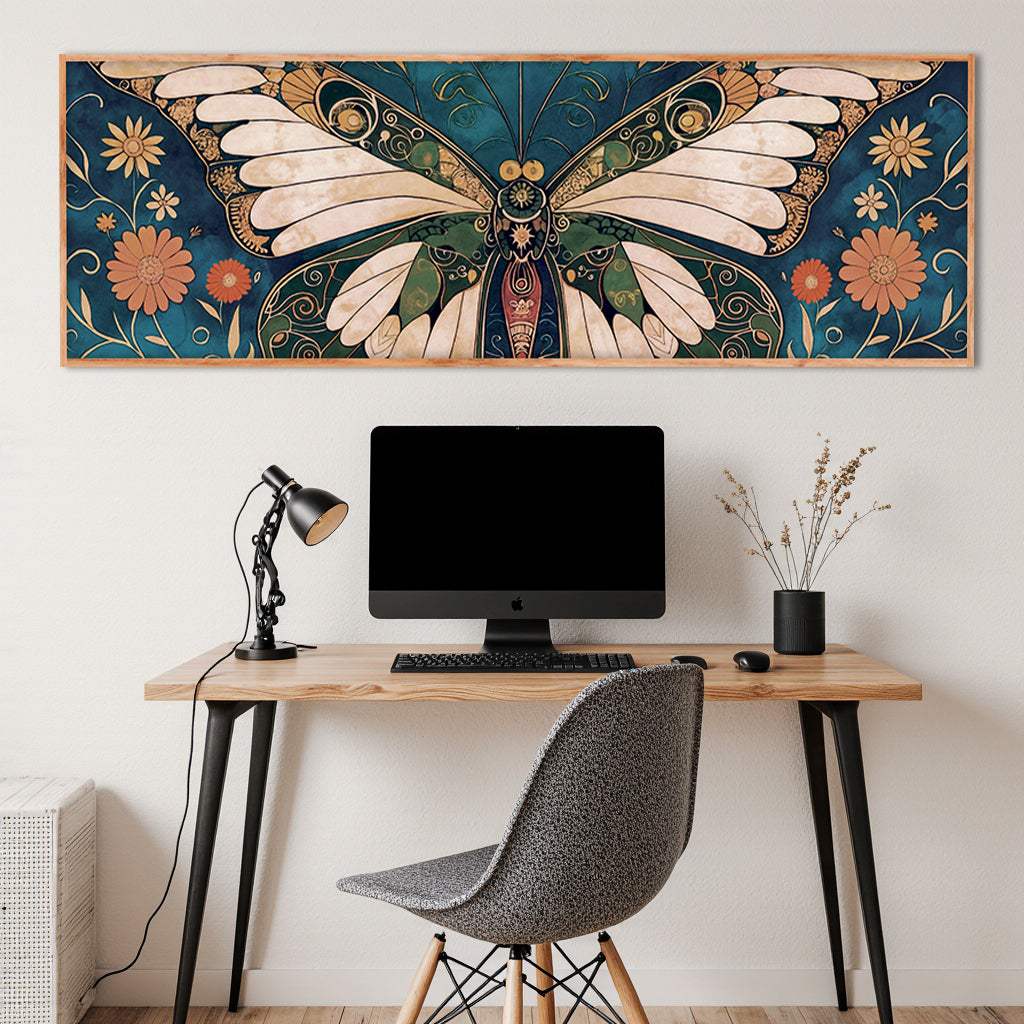 Abstract Vintage Butterfly Wall Art - Tailored Canvases - Flyclothing LLC
