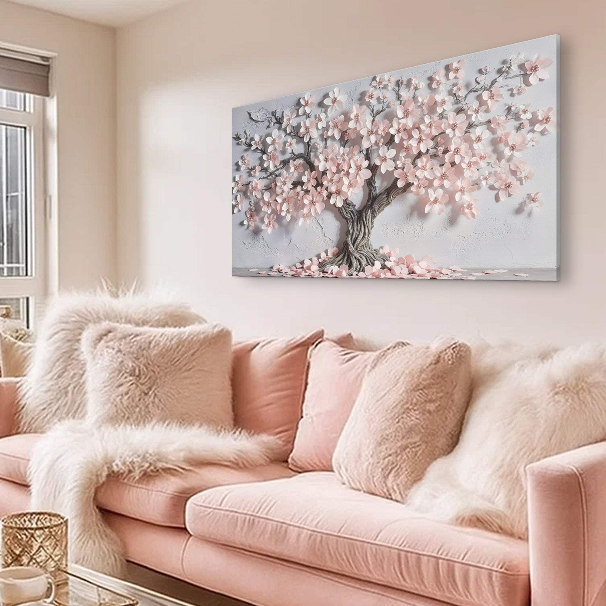 Pastel Blossom Awakening Wall Art - Tailored Canvases - Flyclothing LLC