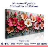 Colorful Floral Realistic Wall Art II - Tailored Canvases - Flyclothing LLC