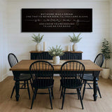 But Home Was a Dream Lyrics Wall Sign - Tailored Canvases - Flyclothing LLC