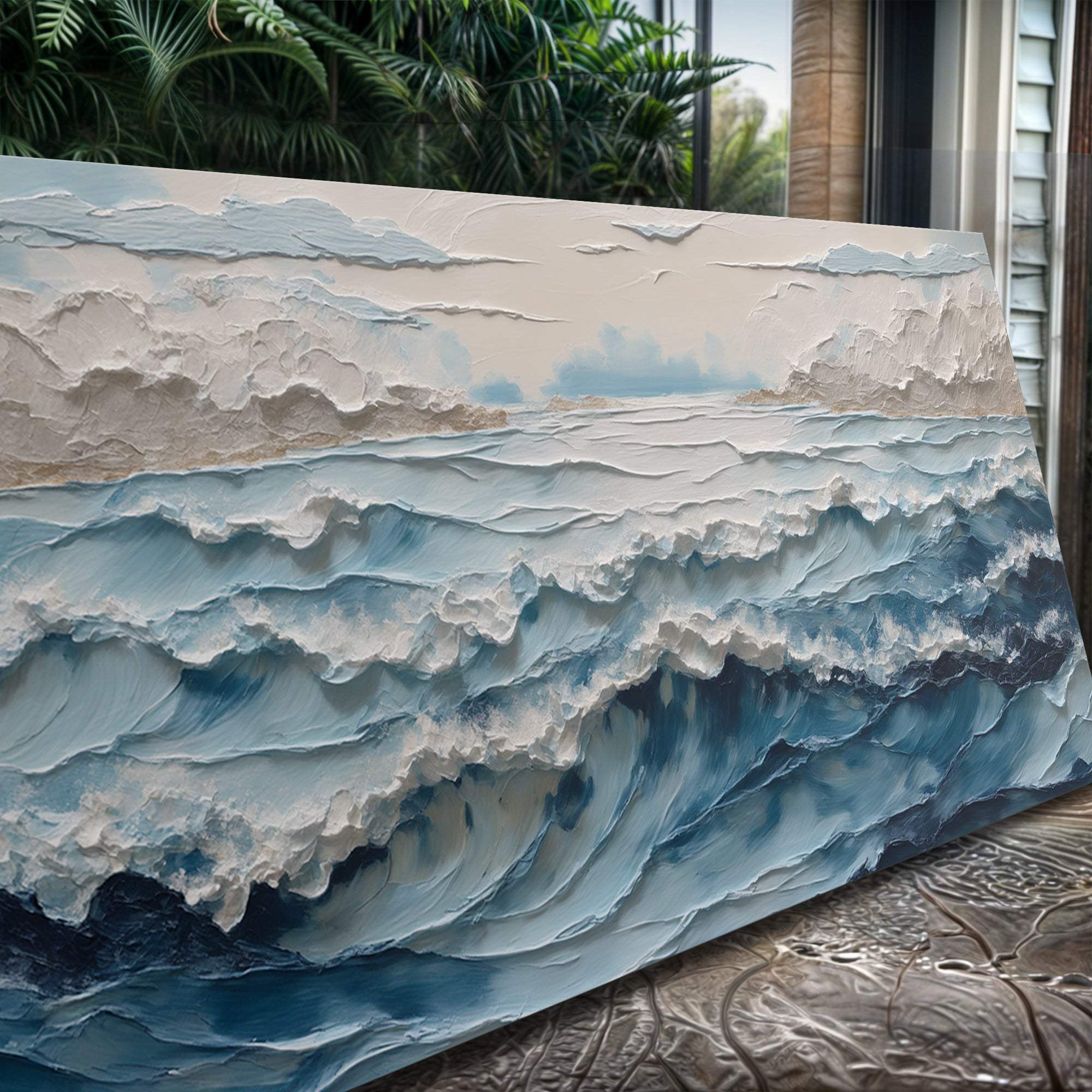 Ocean Embrace Wall Art - Tailored Canvases - Flyclothing LLC