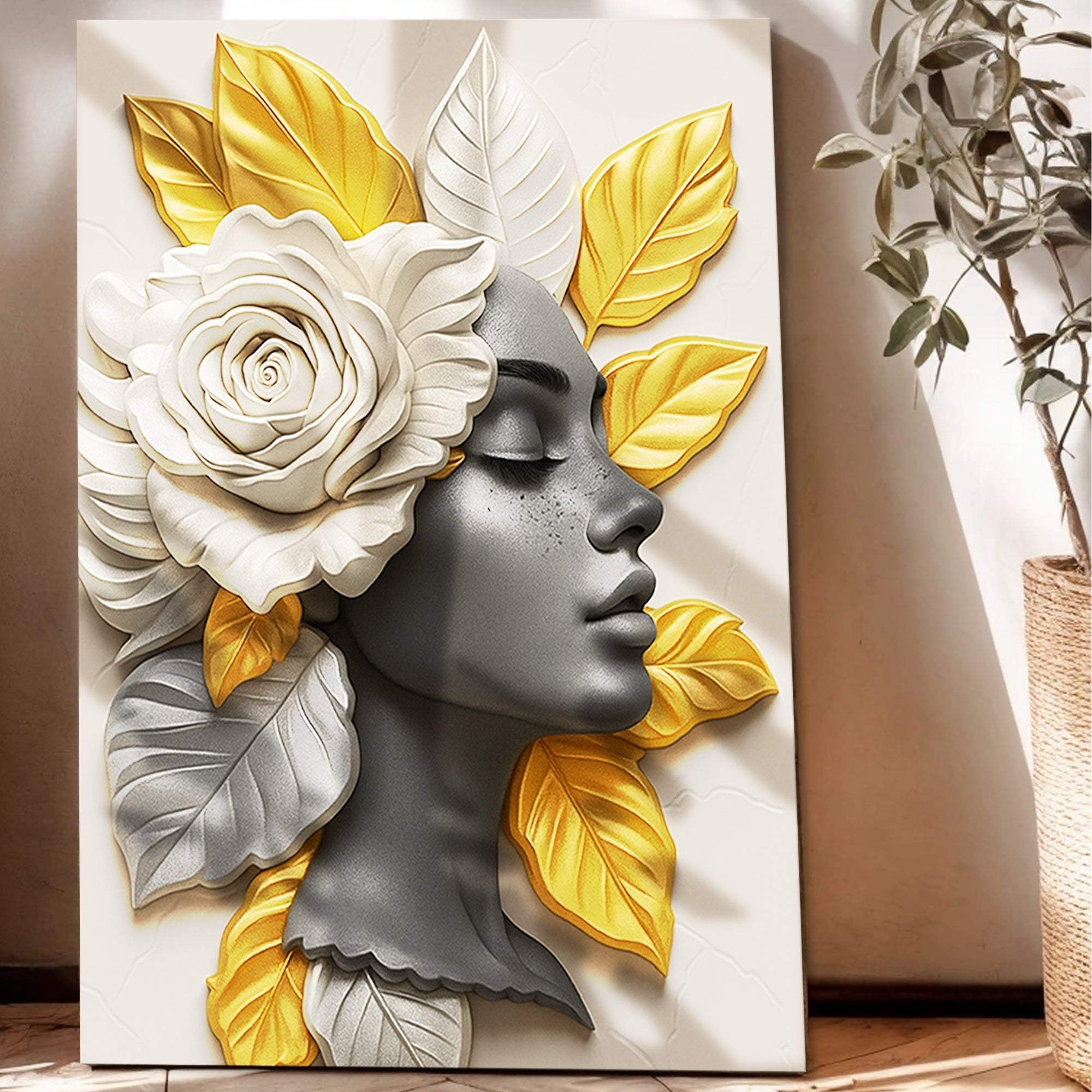 Floral Majesty Wall Art III - Tailored Canvases - Flyclothing LLC