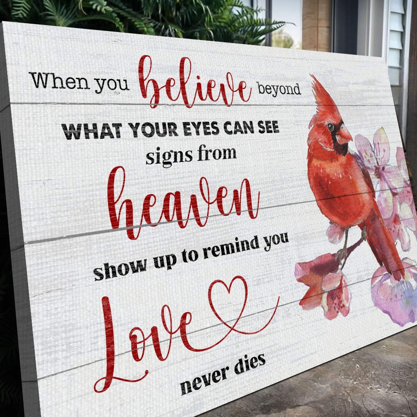 When You Believe Beyond Faith Sign II - Tailored Canvases - Flyclothing LLC