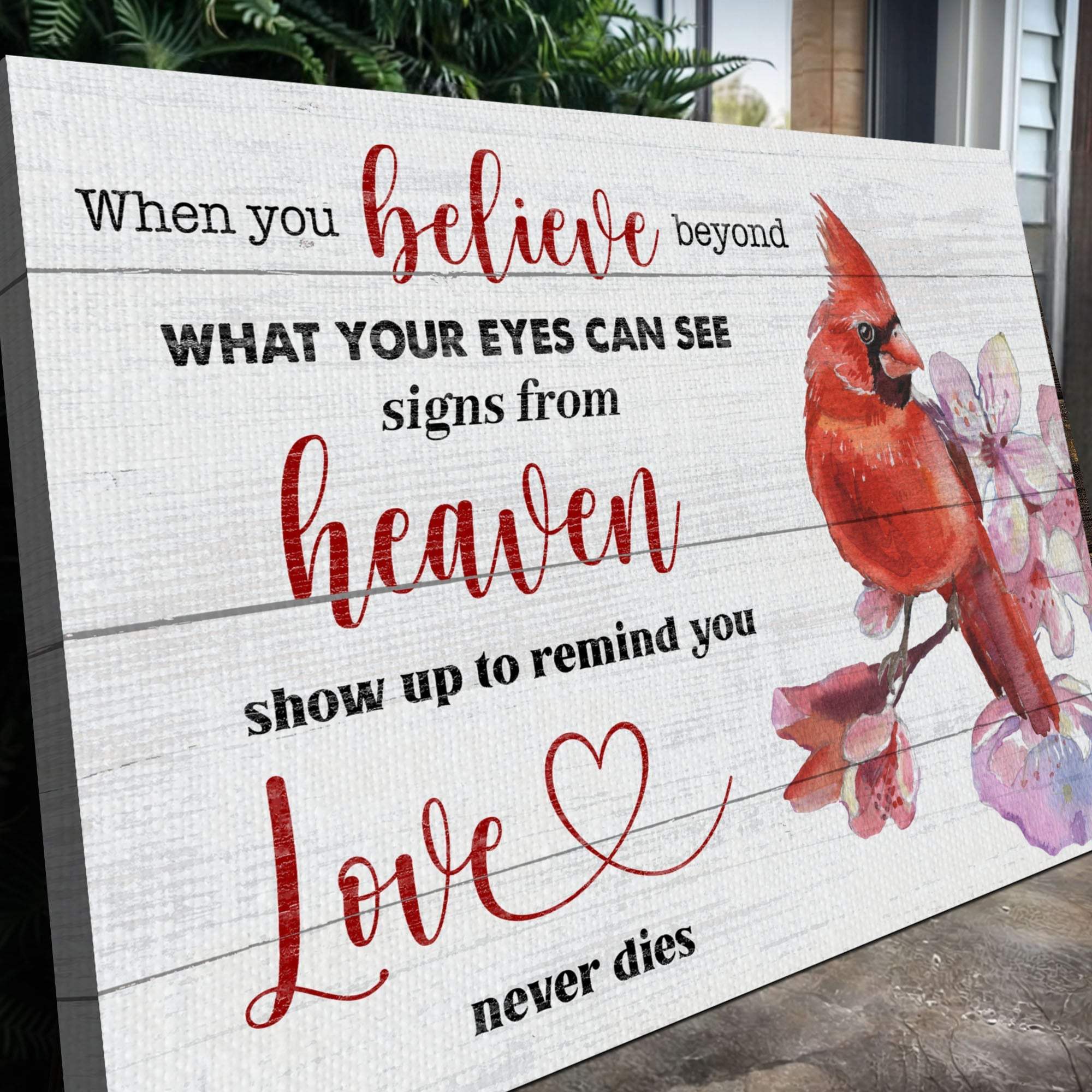 When You Believe Beyond Faith Sign II - Tailored Canvases - Flyclothing LLC