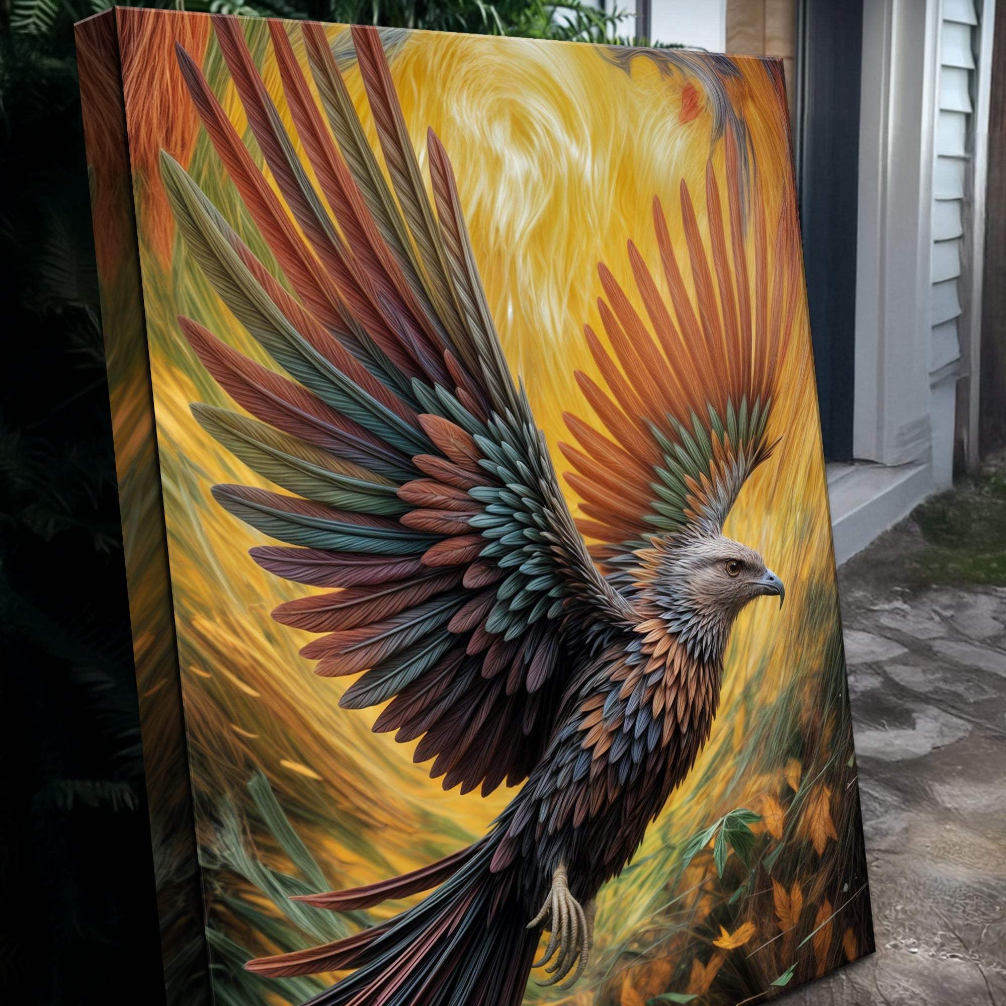 Flight Of Fancy Bird Wall Art - Tailored Canvases - Flyclothing LLC