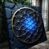 Flower Of Life Wall Art II - Tailored Canvases - Flyclothing LLC