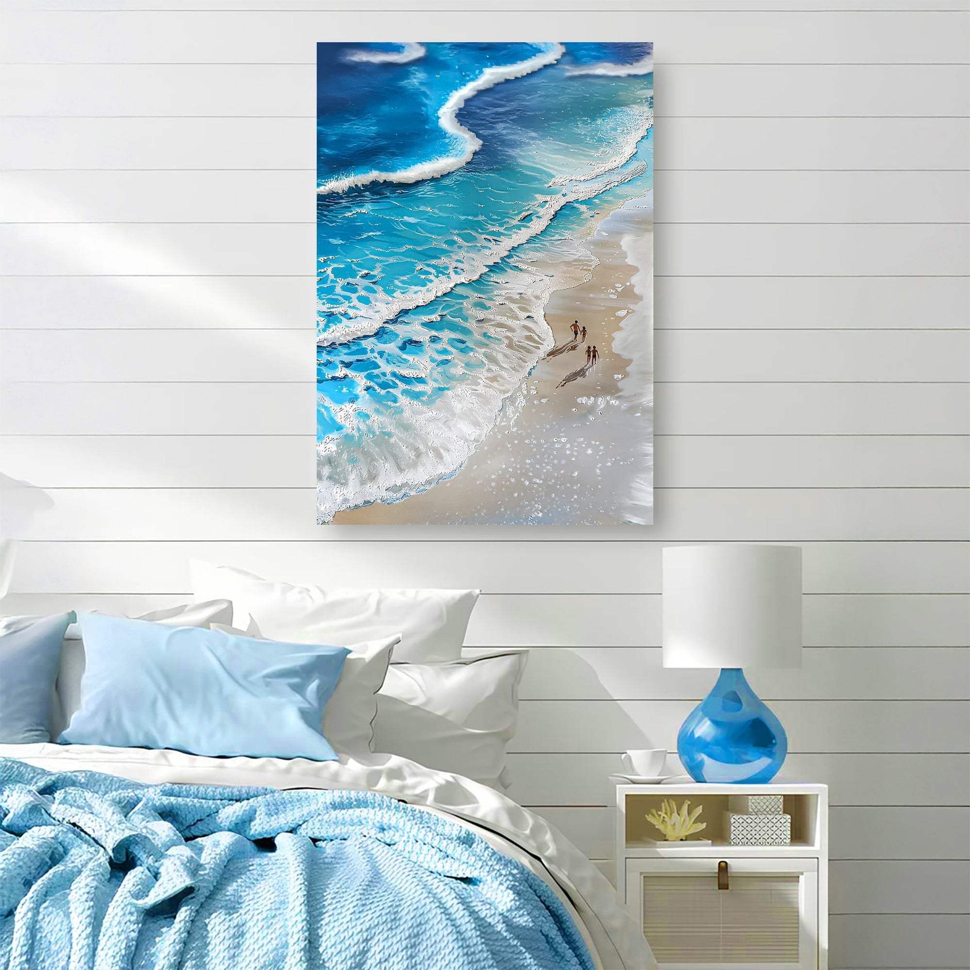 Beachfront Painting Coastal Wall Art III - Tailored Canvases - Flyclothing LLC