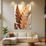 Abstract Autum Leaves Wall Art - Tailored Canvases - Flyclothing LLC