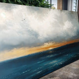 Waterscape Abstract Wall Art III - Tailored Canvases - Flyclothing LLC
