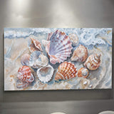 Sea Shells Modern Coastal Wall Art - Tailored Canvases - Flyclothing LLC