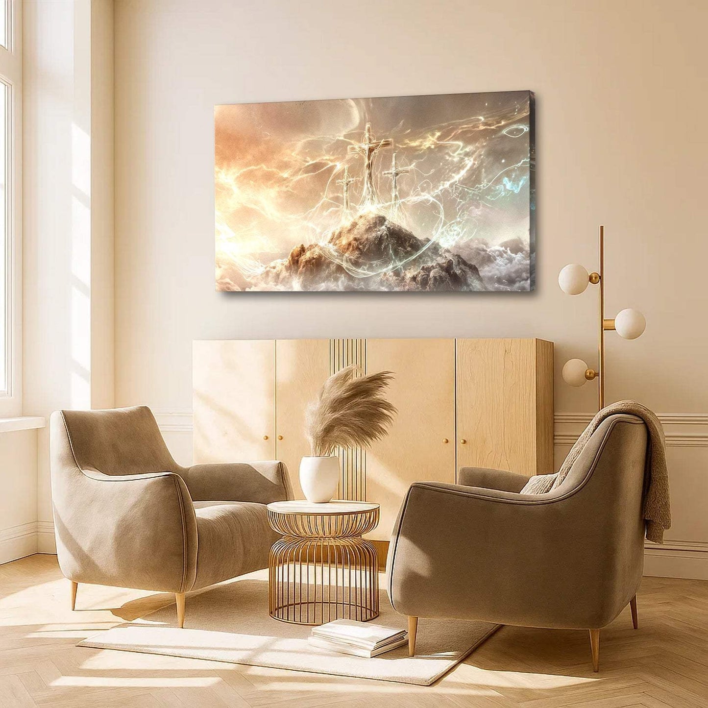 He Is Risen Faith Wall Art - Tailored Canvases - Flyclothing LLC