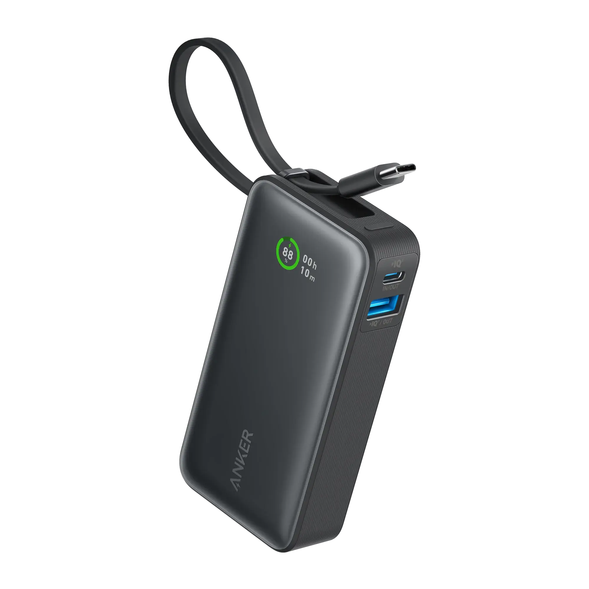 Anker Nano Power Bank (30W, Built-In USB-C Cable) - Anker - Flyclothing LLC