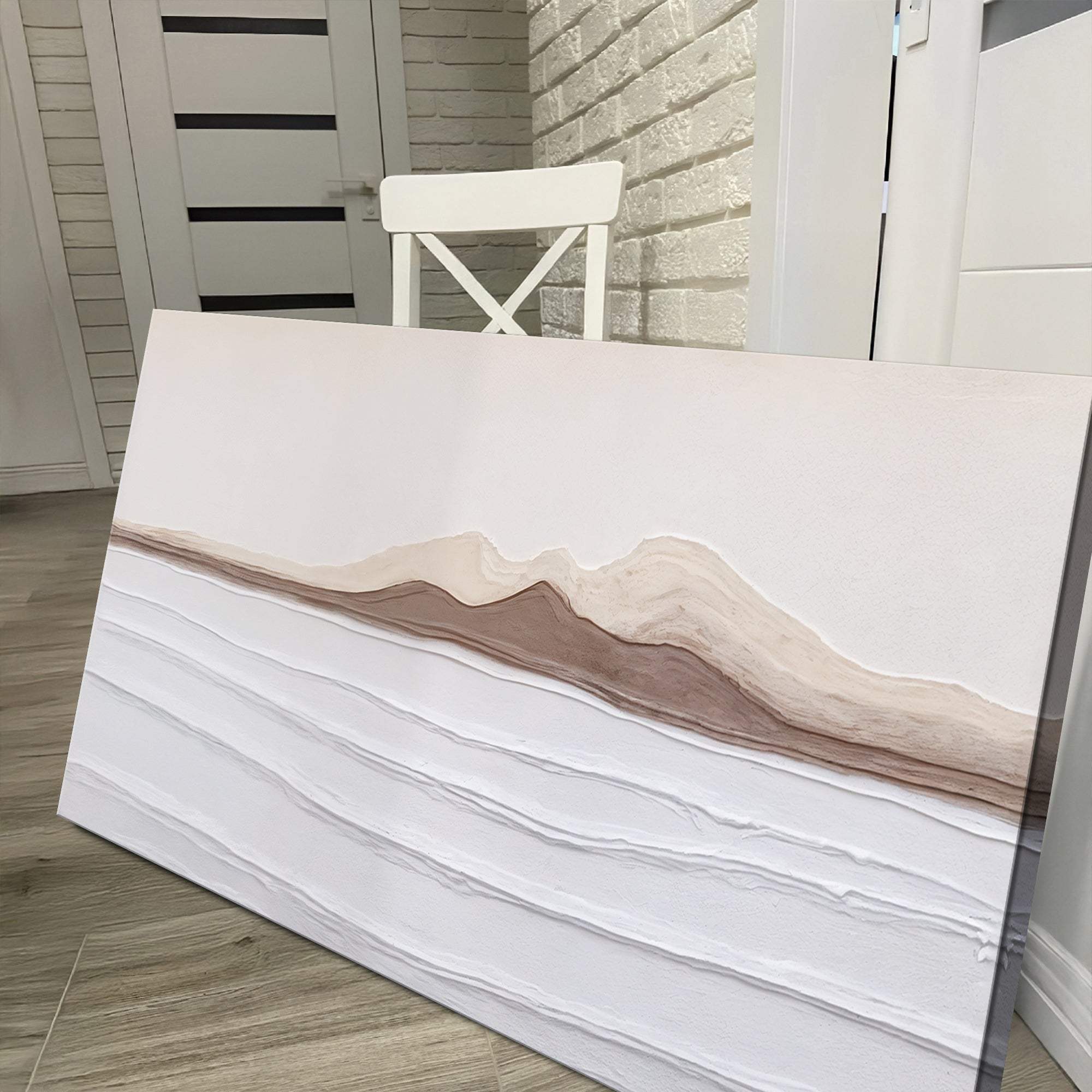Earth Tone Abstract Wall Art - Tailored Canvases - Flyclothing LLC