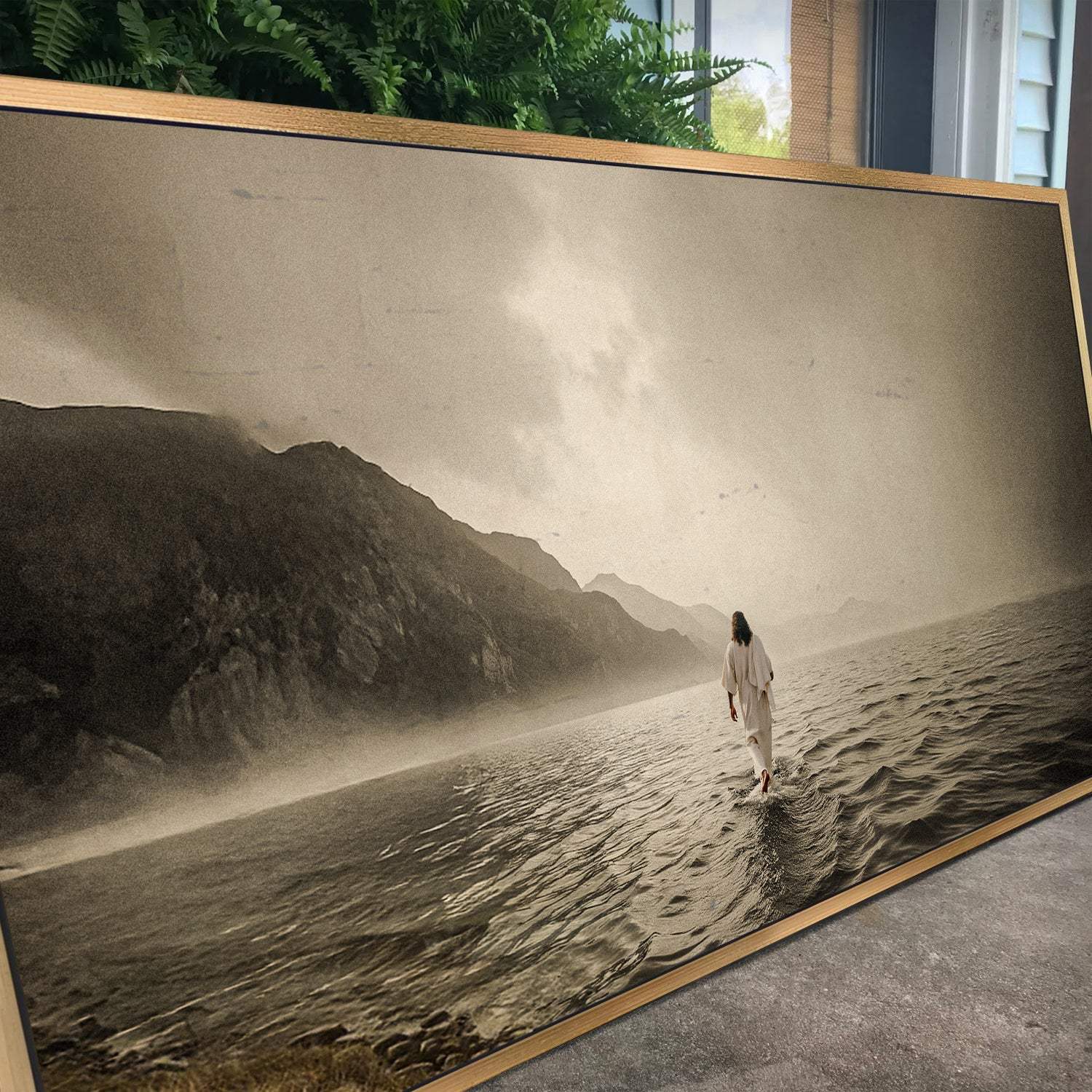 Walking On Water - Faith Wall Art V - Tailored Canvases - Flyclothing LLC