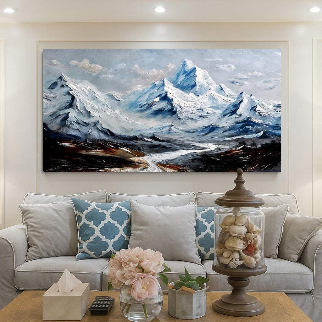 Mountain Minimalist Wall Art II - Tailored Canvases - Flyclothing LLC