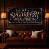 Speakeasy Lounge Wall Sign - Tailored Canvases - Flyclothing LLC
