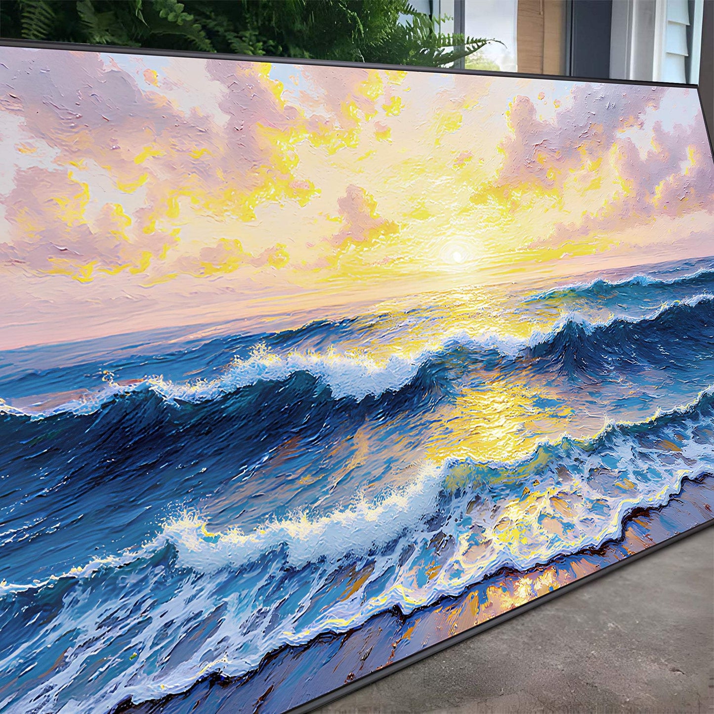 Golden Horizon Wall Art - Tailored Canvases - Flyclothing LLC