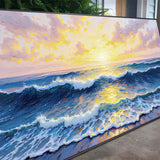 Golden Horizon Wall Art - Tailored Canvases - Flyclothing LLC