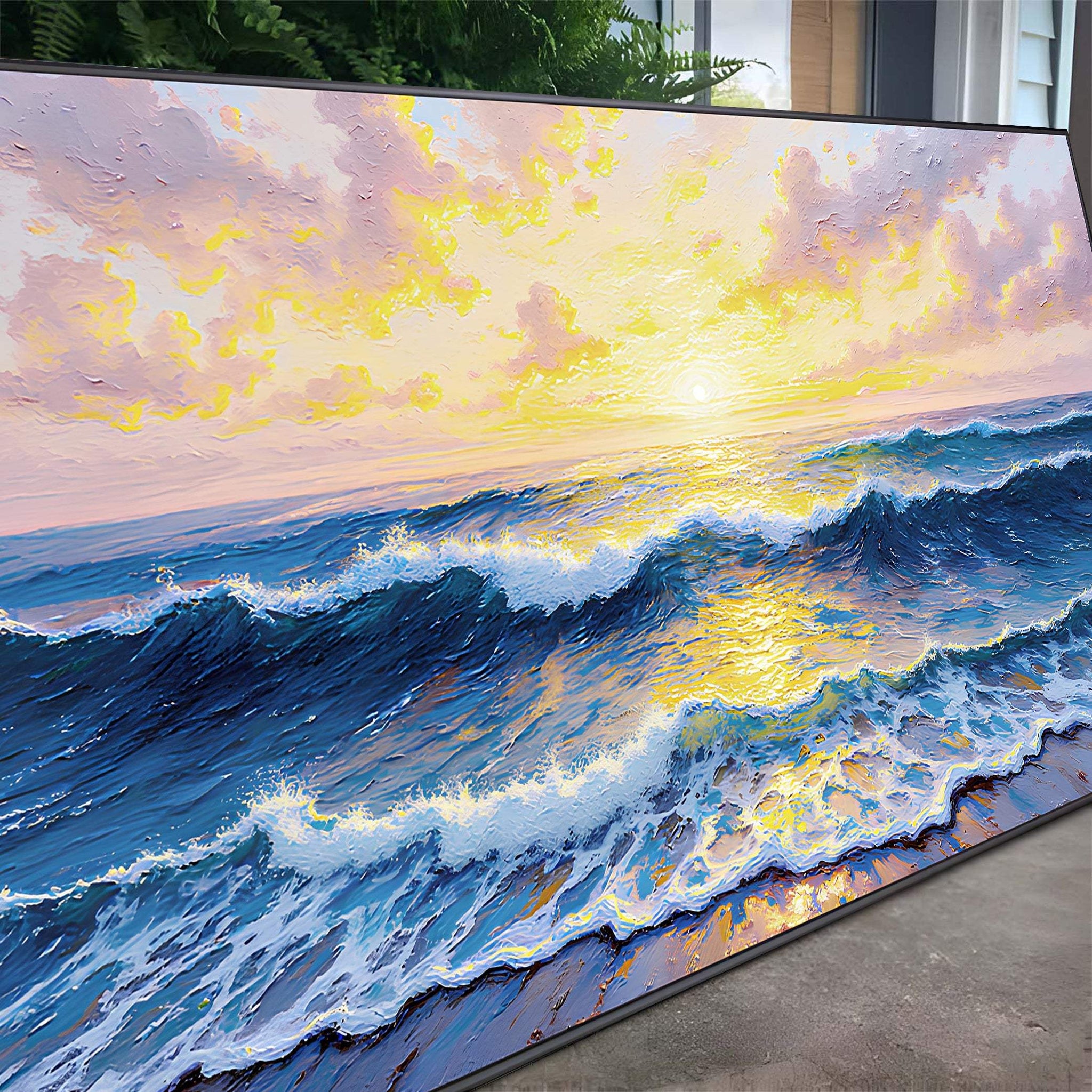 Golden Horizon Wall Art - Tailored Canvases - Flyclothing LLC