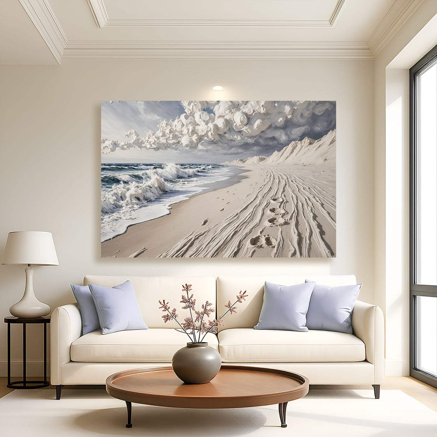 Footprints in the Sand Wall Art - Tailored Canvases - Flyclothing LLC