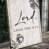 Lord Lead The Way Faith Sign - Tailored Canvases - Flyclothing LLC
