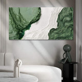 Green Rivers Abstract Wall Art V - Tailored Canvases - Flyclothing LLC