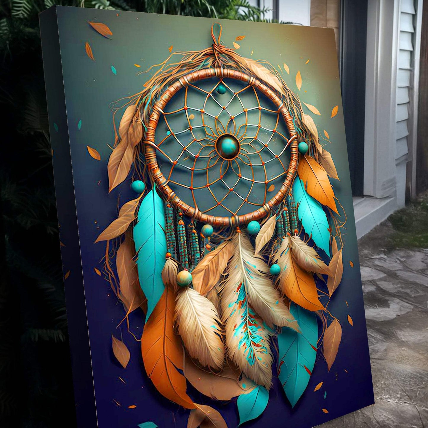 3D Whispering Feathers Wall Art IV - Tailored Canvases - Flyclothing LLC