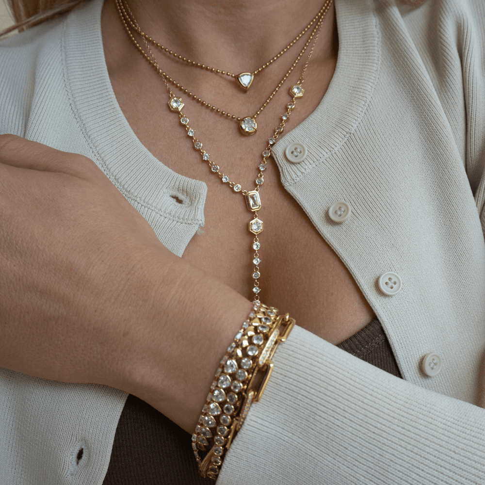 Arielle Lariat Necklace - Brook & Bloom - Flyclothing LLC