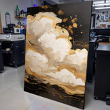Auric Cloud Abstract Wall Art - Tailored Canvases - Flyclothing LLC