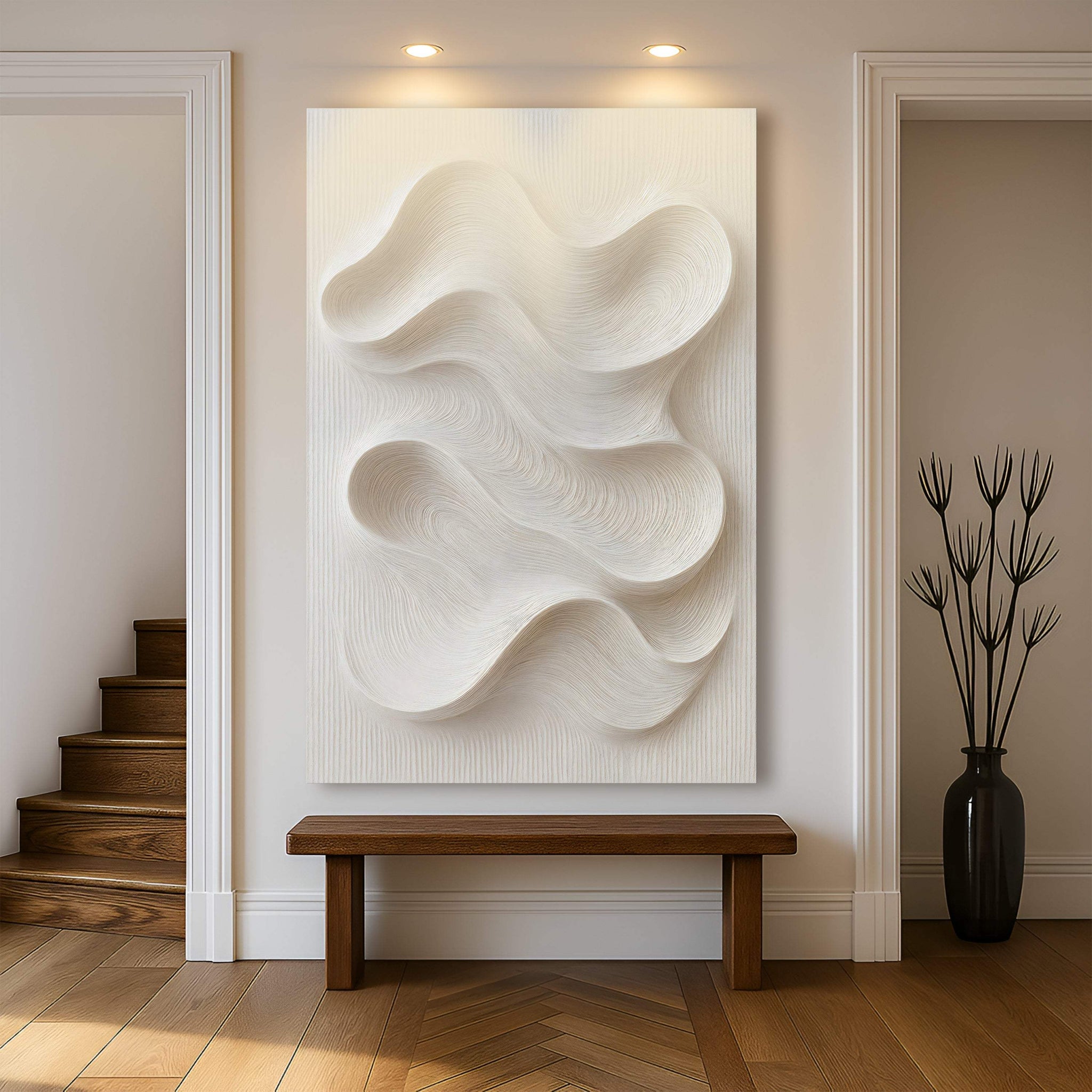 Minimalist Waves Wall Art - Tailored Canvases - Flyclothing LLC