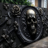 3D Rose and Skull Wall Art VI - Tailored Canvases - Flyclothing LLC