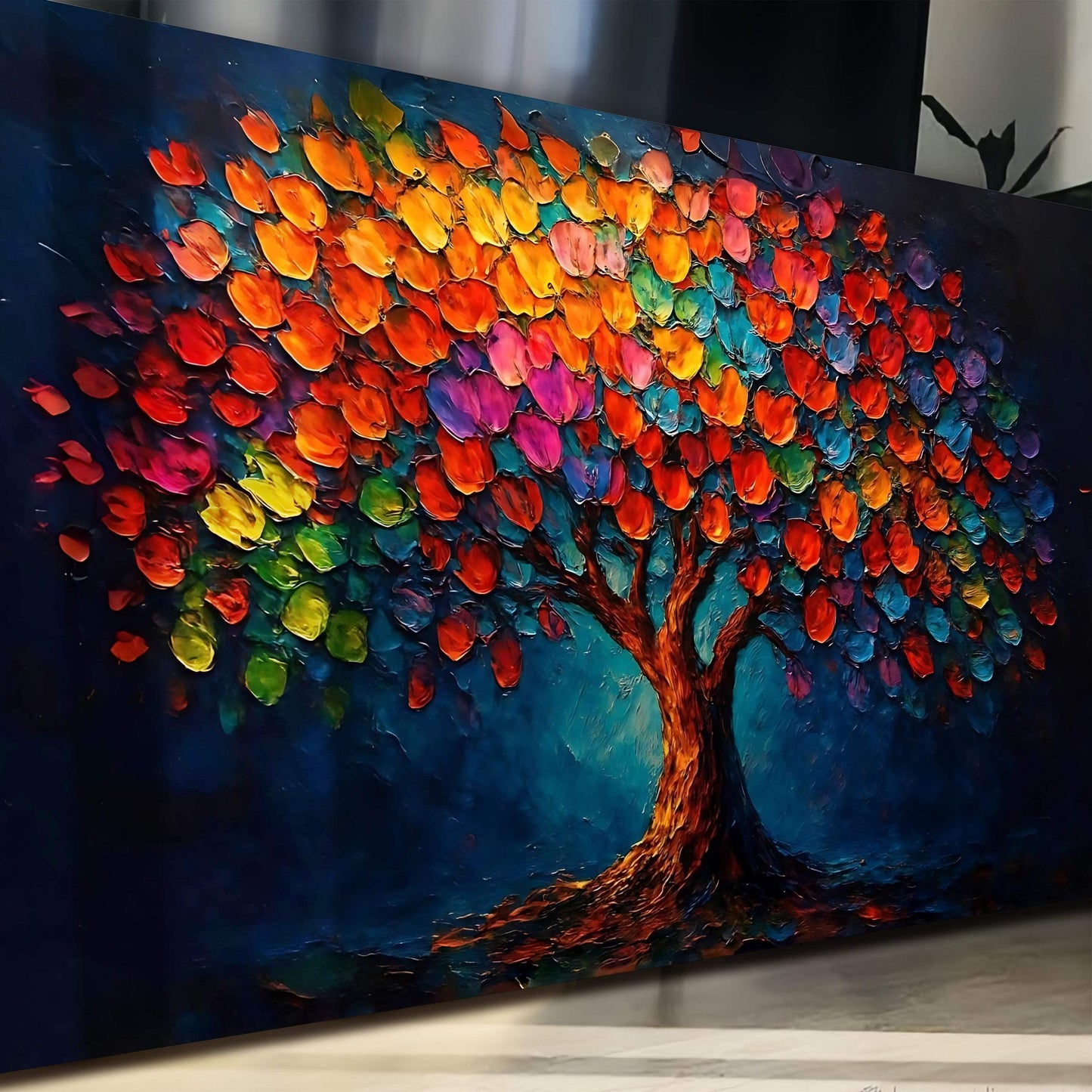 Rainbow Bloom Wall Art - Tailored Canvases - Flyclothing LLC
