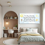 I Lay Me Down To Sleep Faith Sign II - Tailored Canvases - Flyclothing LLC