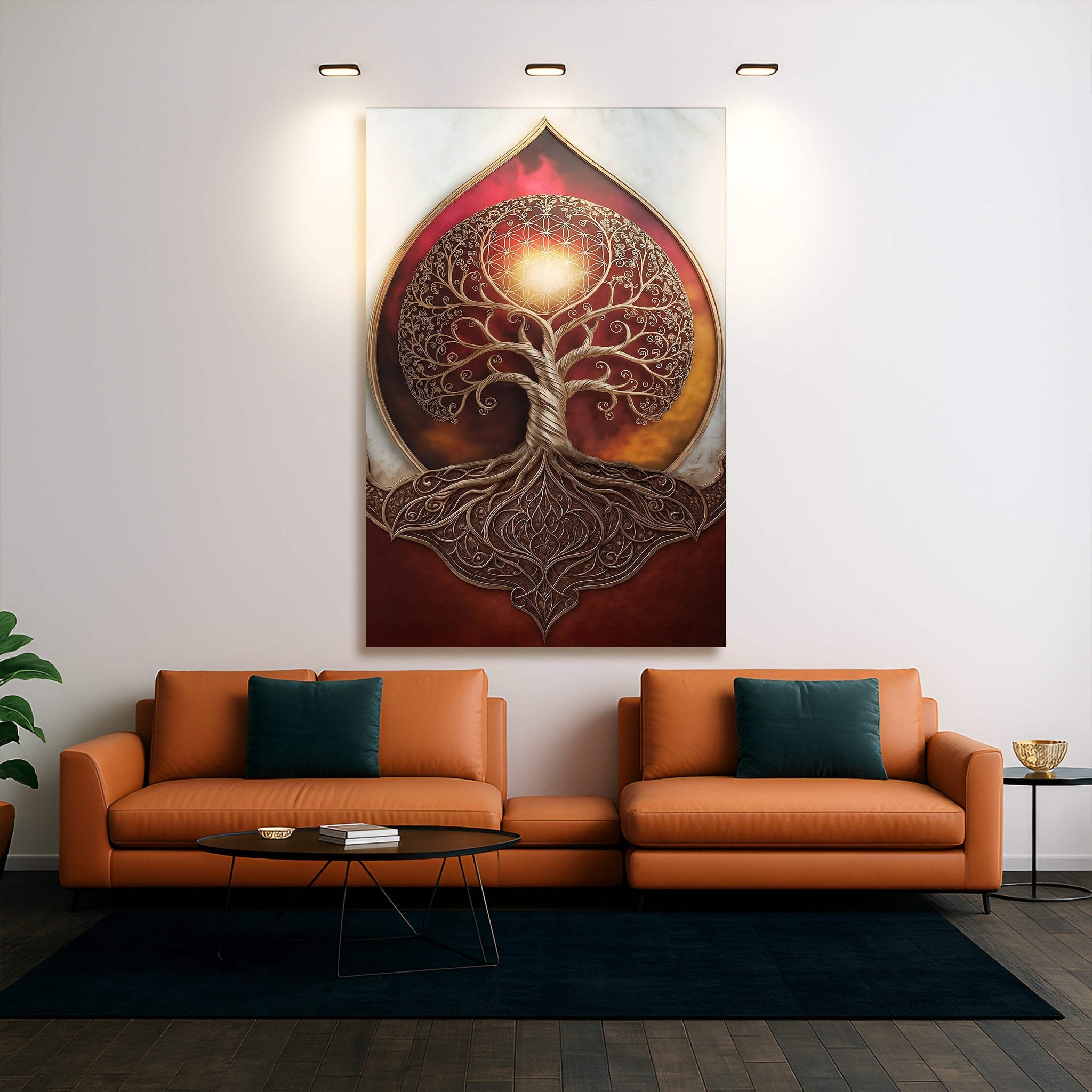 Tree of Life: Sacred Geometry Abstract Wall Art - Tailored Canvases - Flyclothing LLC
