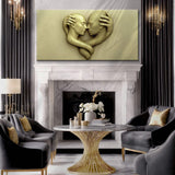 Eternal Love Figure Abstract Wall Art - Tailored Canvases - Flyclothing LLC