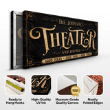 Personalized Theater Sign III - Tailored Canvases - Flyclothing LLC