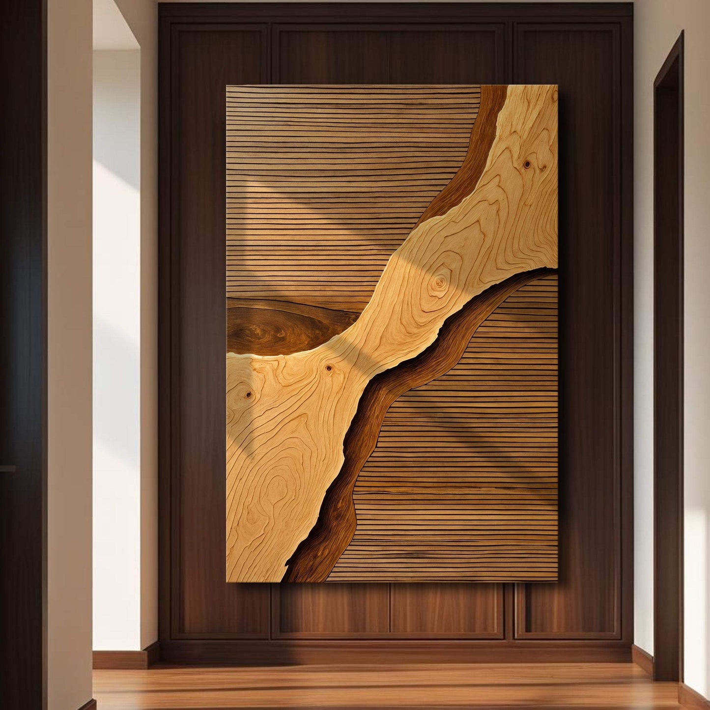 Wood Rift Wall Art - Tailored Canvases - Flyclothing LLC
