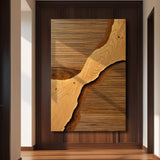 Wood Rift Wall Art - Tailored Canvases - Flyclothing LLC