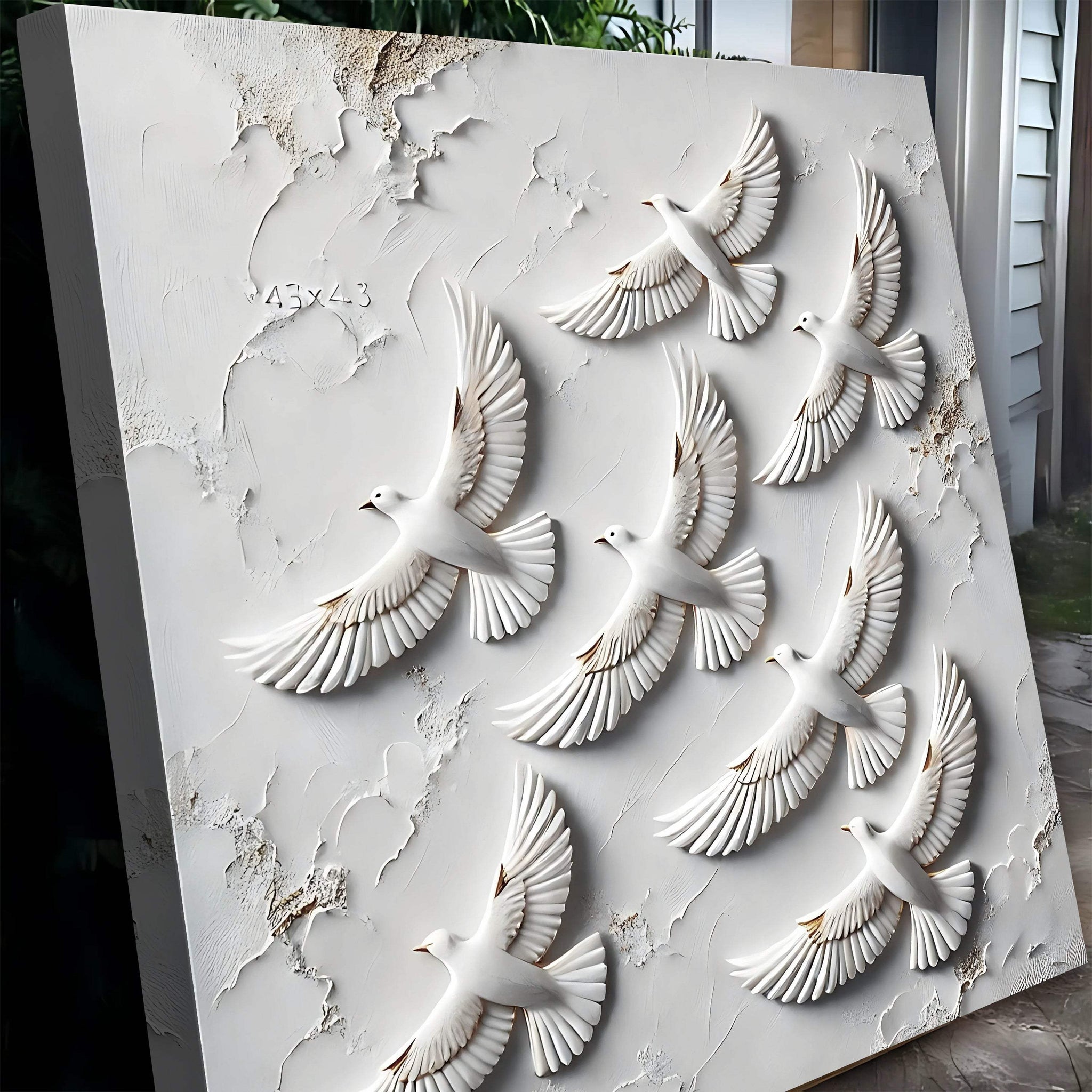 3D Birds Wall Art - Tailored Canvases - Flyclothing LLC
