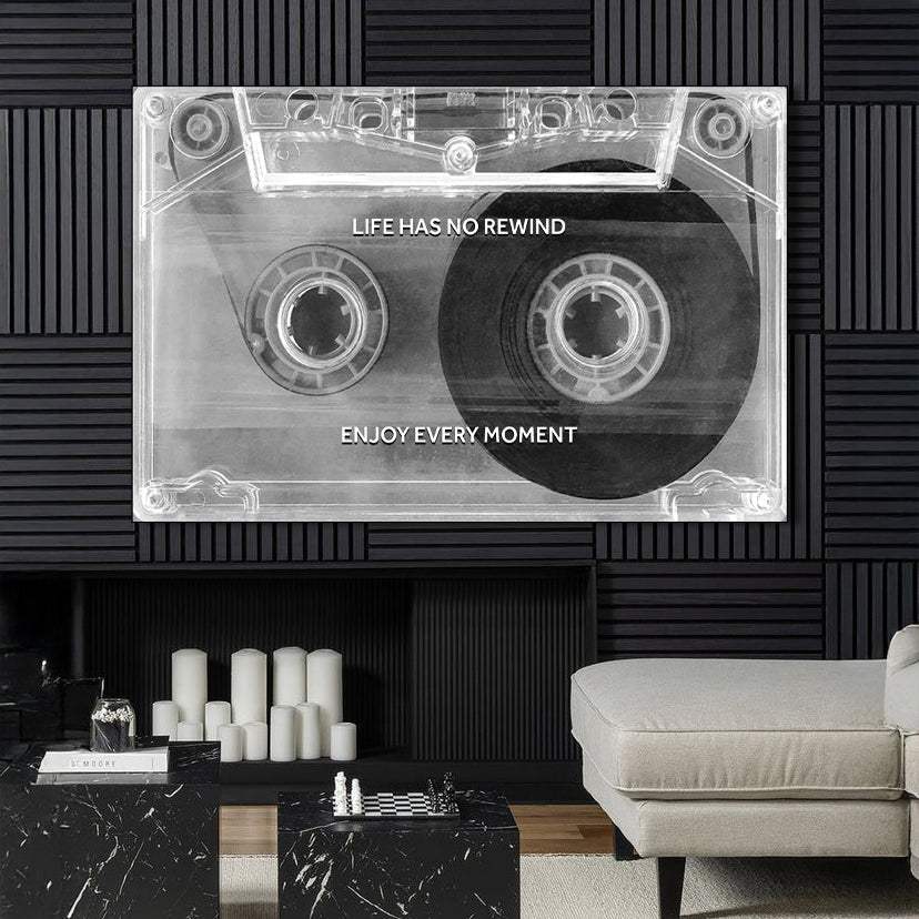 Enjoy Every Moment Motivational Wall Sign - Tailored Canvases - Flyclothing LLC