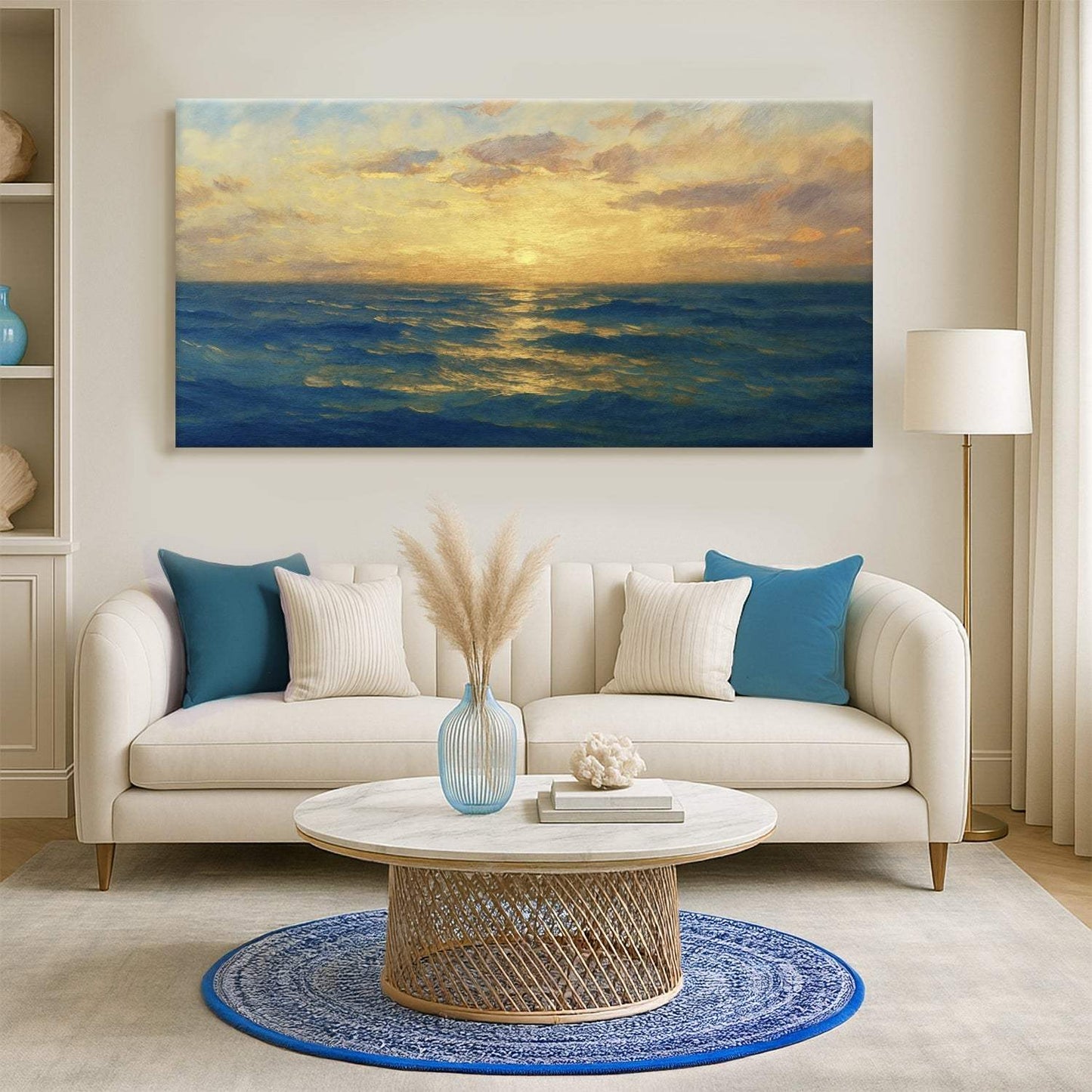 Waterscape Abstract Wall Art VII - Tailored Canvases - Flyclothing LLC
