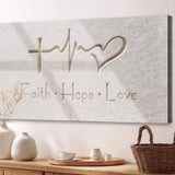 Faith, Hope, Love Faith Wall Art IV - Tailored Canvases - Flyclothing LLC