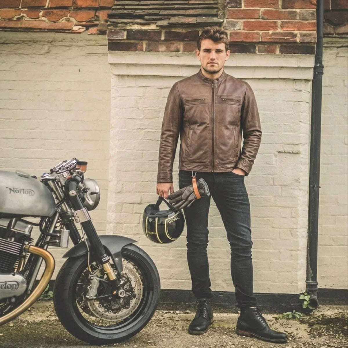 Nevada - Men's Premium Leather Motorcycle Jacket