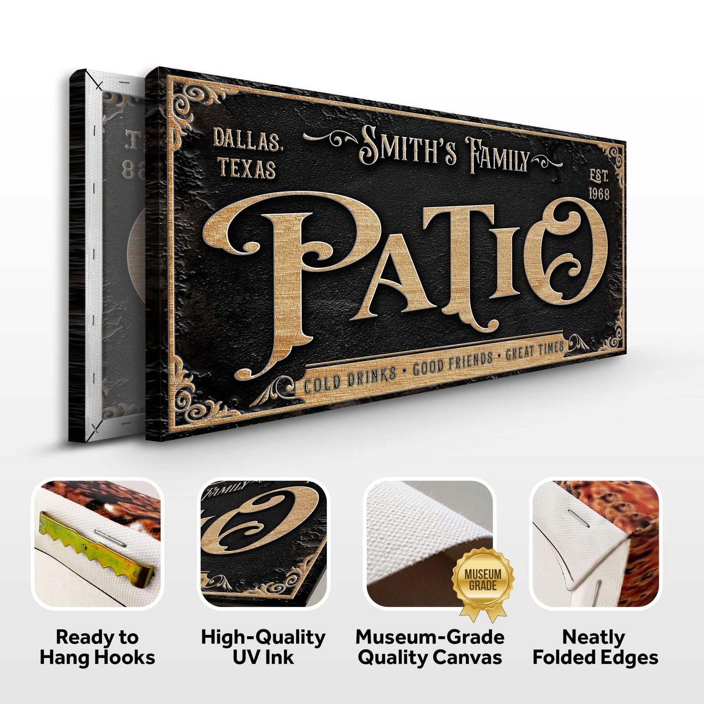 Personalized Patio Sign II - Tailored Canvases - Flyclothing LLC