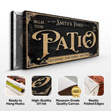 Personalized Patio Sign II - Tailored Canvases - Flyclothing LLC