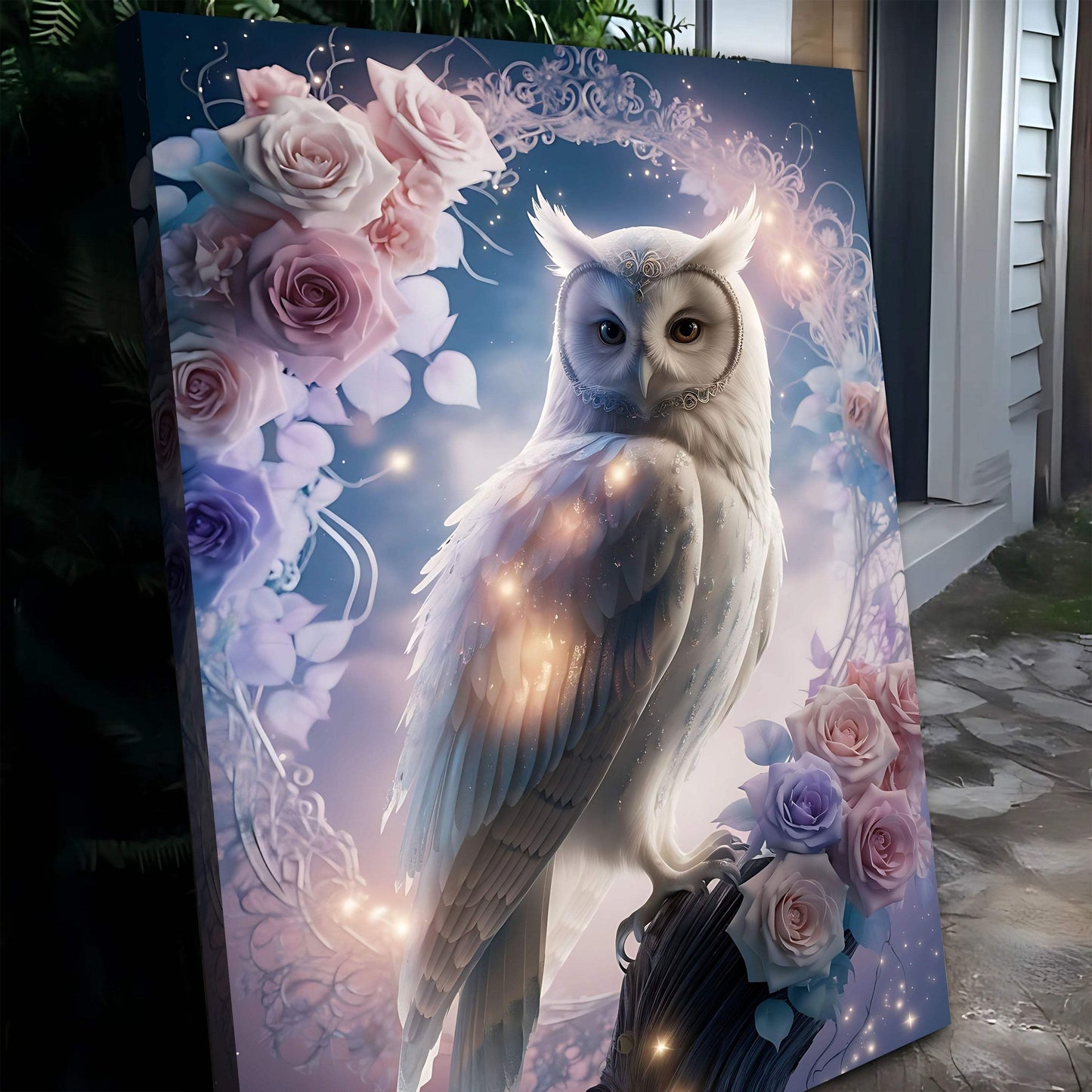 3D Owl Wall Art - Tailored Canvases - Flyclothing LLC