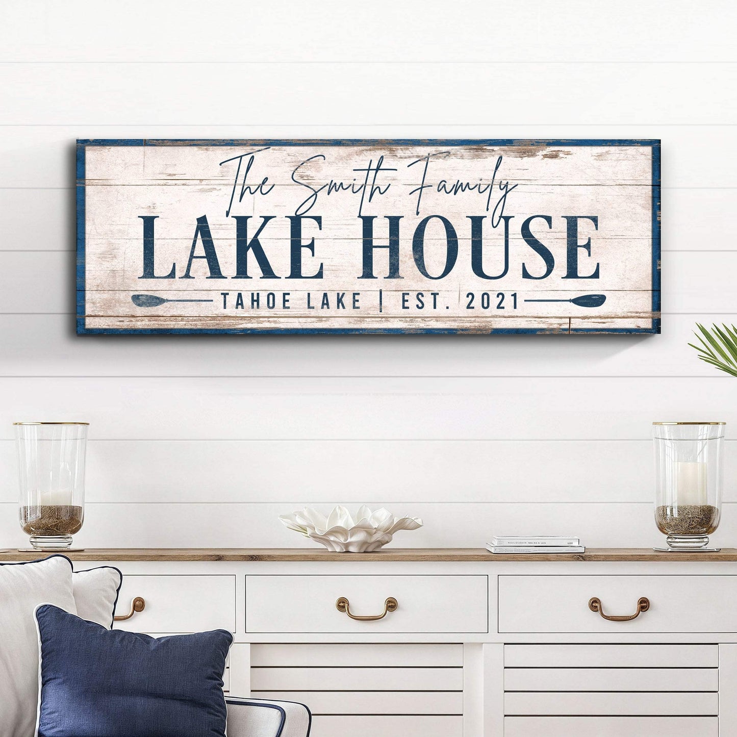 Personalized Lake House Sign V - Tailored Canvases - Flyclothing LLC